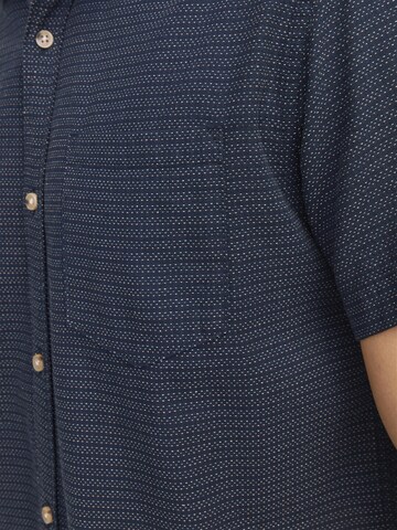 JACK & JONES Slim fit Button Up Shirt 'ABEL' in Blue