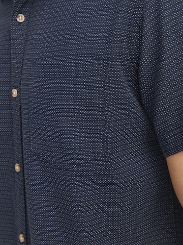 mėlyna JACK & JONES Priglundantis modelis Marškiniai 'ABEL'