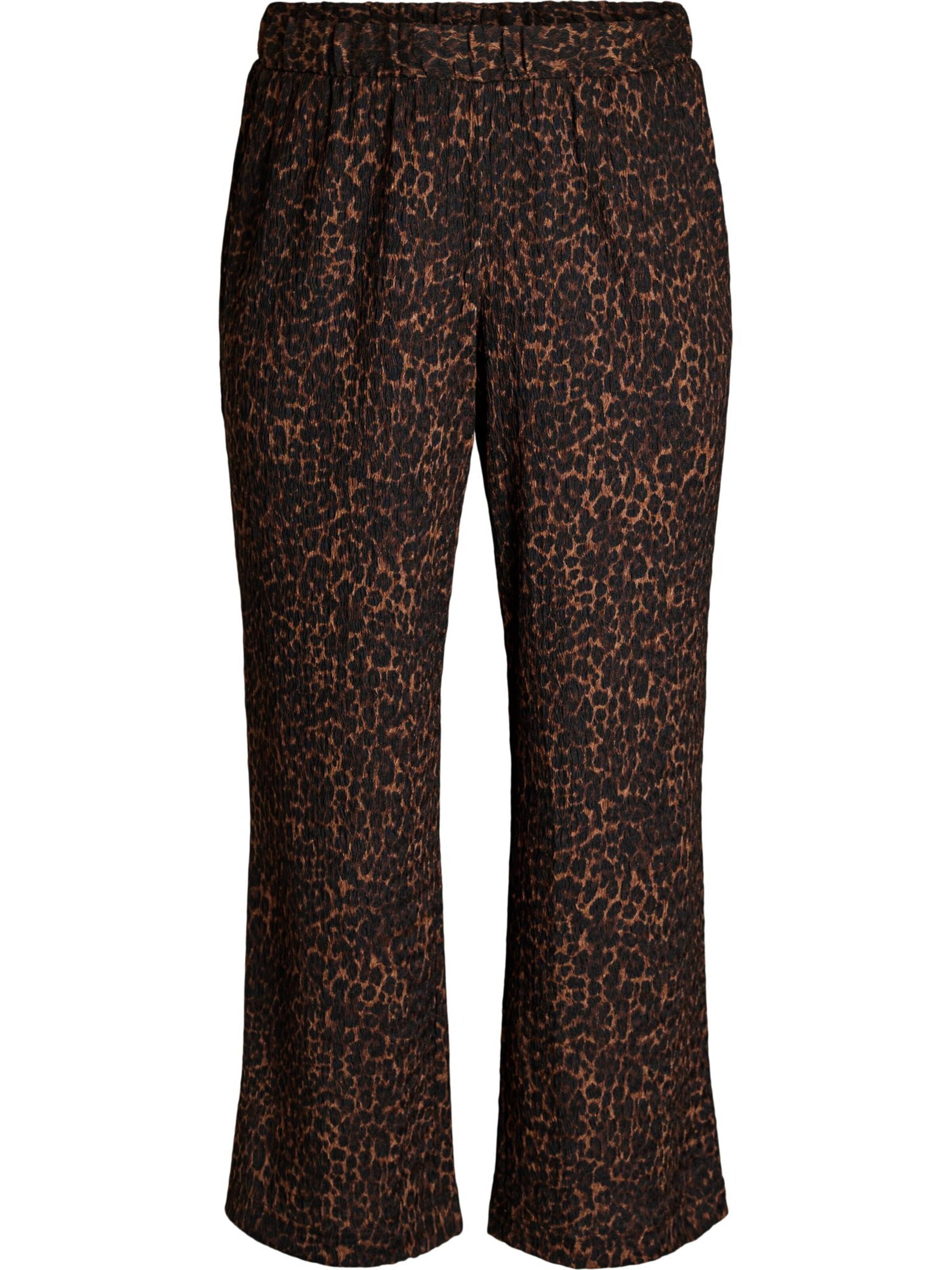 Zizzi Свободный крой Штаны 'Vtalia' в Коричневый: спереди