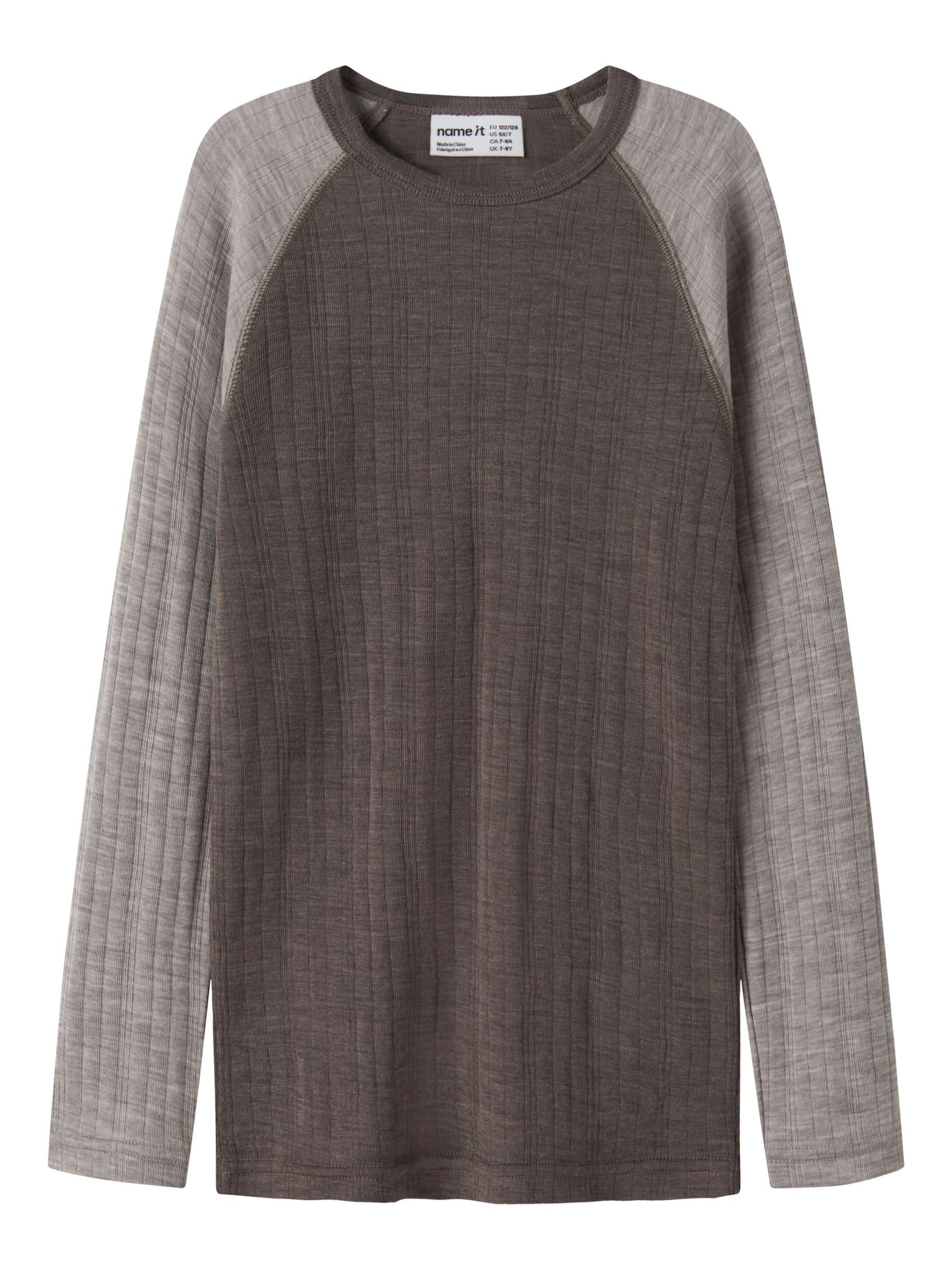 NAME IT - Camiseta en marrón: frente