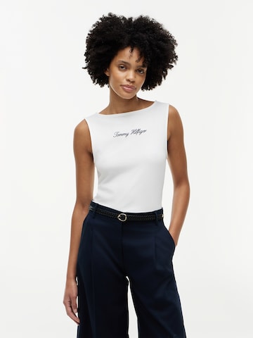 TOMMY HILFIGER Top – bílá: přední strana