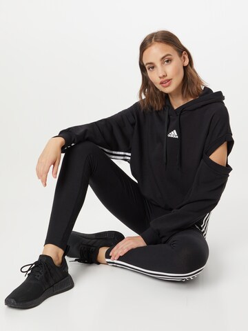 ADIDAS SPORTSWEAR Athletic Sweatshirt 'Hyperglam' in Black