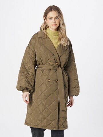 Rut & Circle Winter Coat 'FAY' in Brown: front