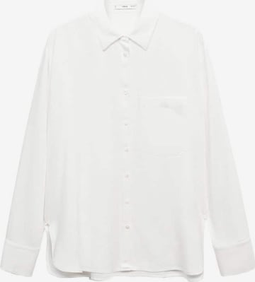 MANGO Blouse 'Galin' in Wit: voorkant