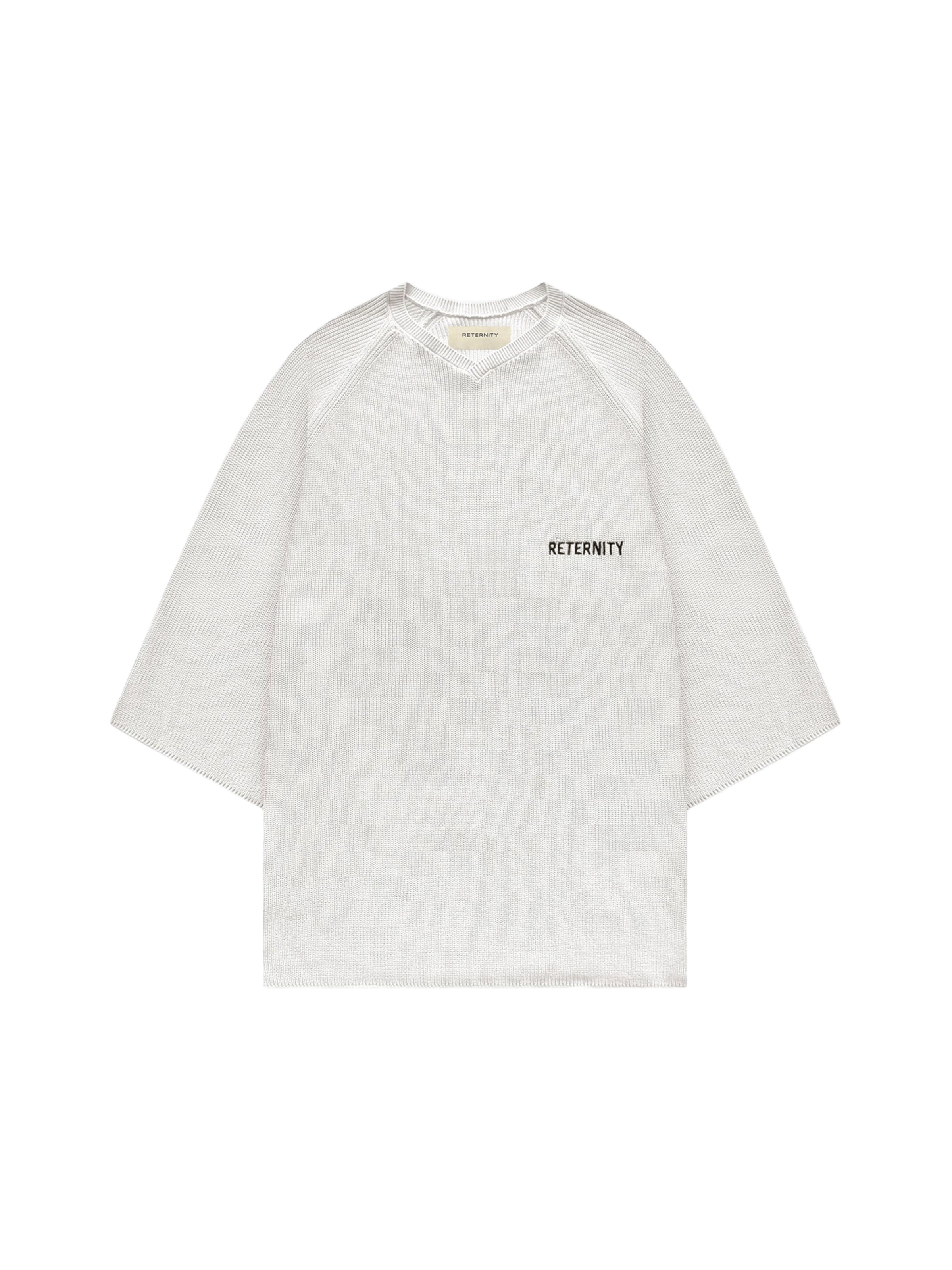 T-Shirt Reternity en beige : devant