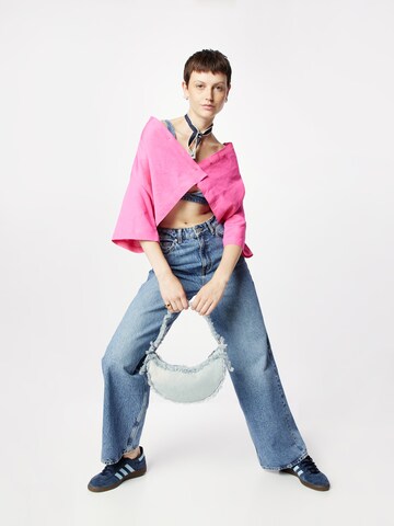 Wide leg Jeans 'Tokyo' de la JJXX pe albastru