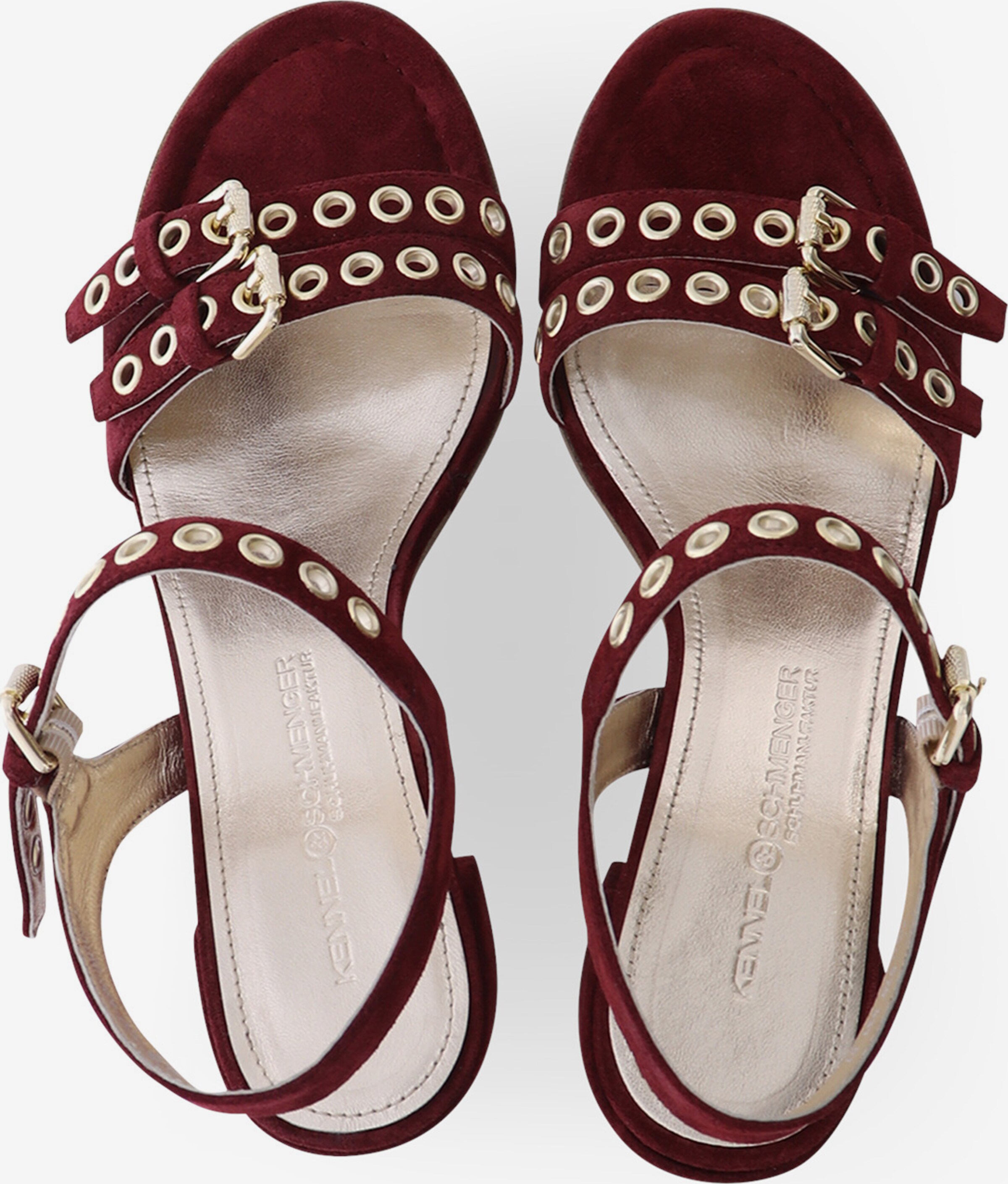 Kennel Schmenger Sandalette 'VIOLA' in Dunkelrot ABOUT YOU