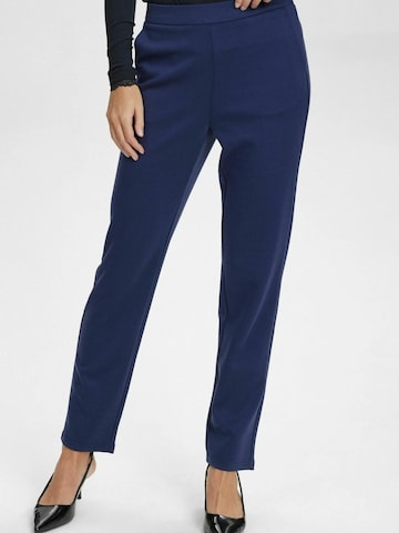 NÜMPH Regular Broek ' NUFILLA ' in Blauw: voorkant