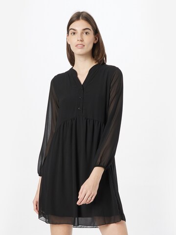 Sublevel Shirt Dress in Black: front