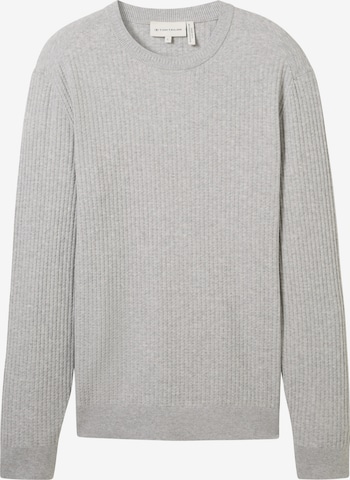 TOM TAILOR Sweater in Grey: front