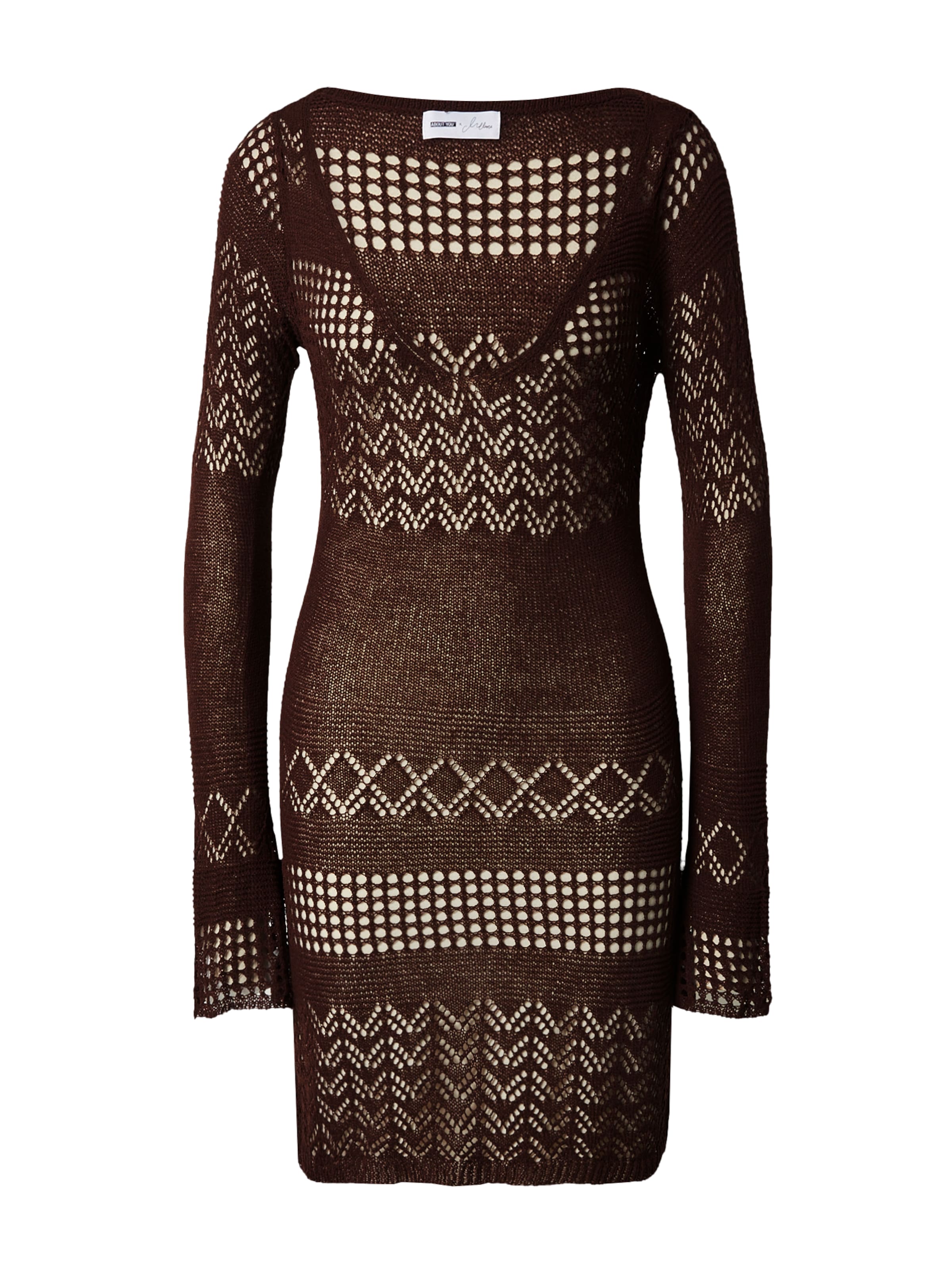 Robe 'Ada' millane en marron : devant