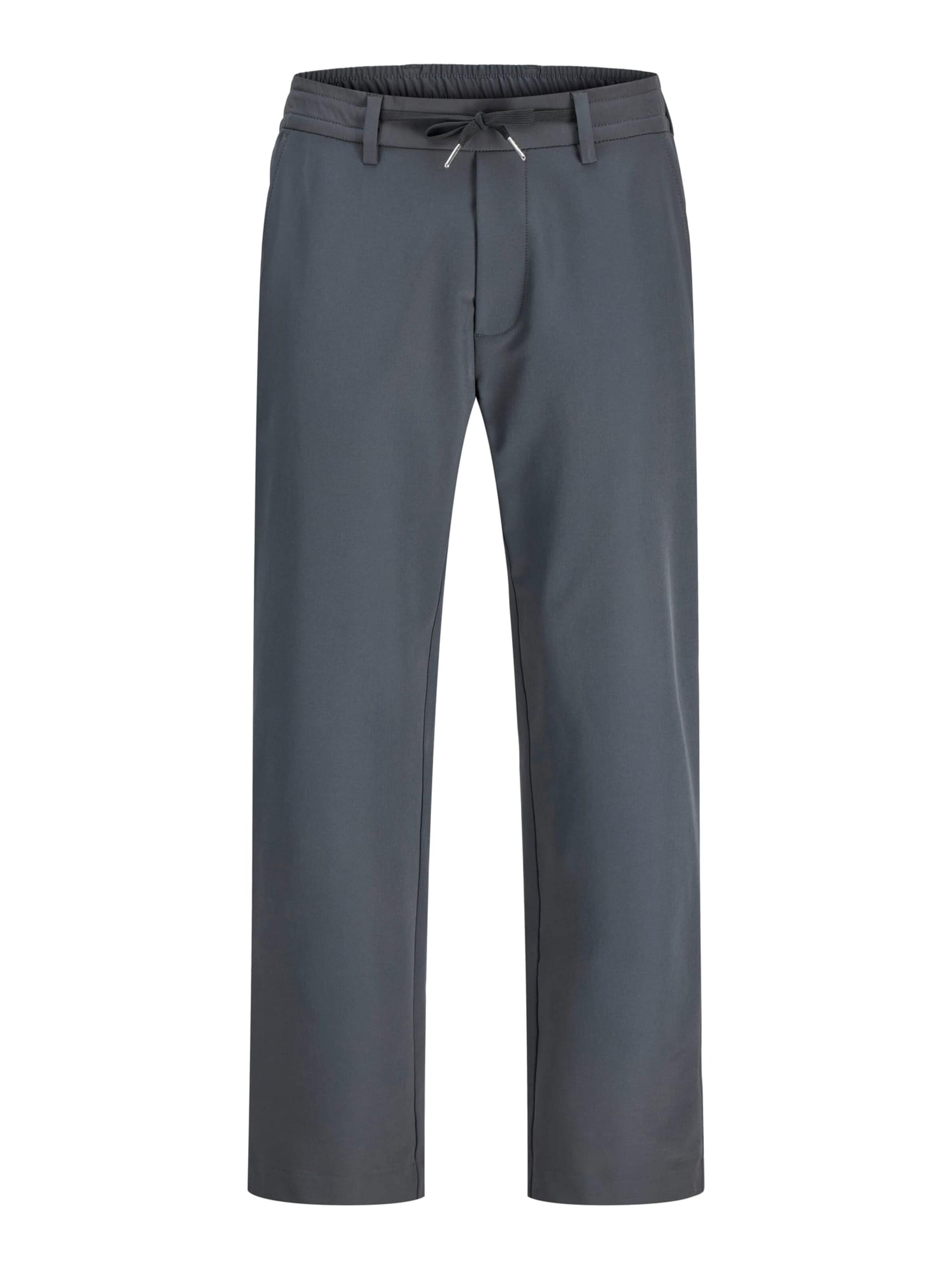 JACK & JONES Baggy Sportbroek 'Kane' in Grijs: voorkant
