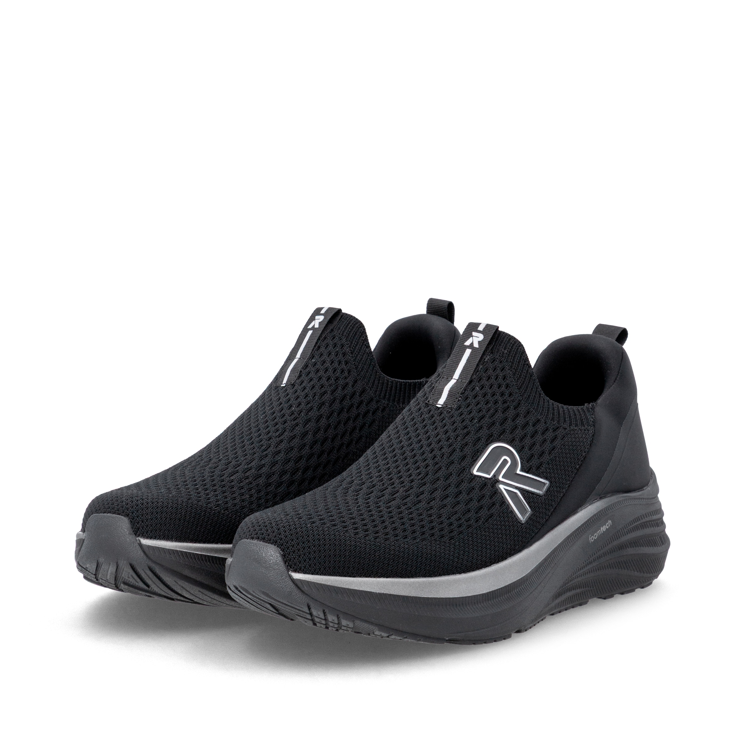 Baskets basses Rieker en noir