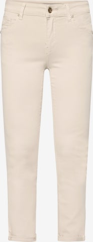 Betty Barclay Basic-Jeans mit Waschung in Beige: Vorderseite