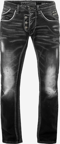 Rusty Neal Regular Jeans in Schwarz: predná strana