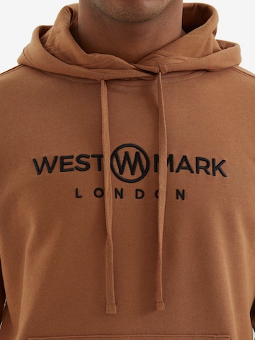 WESTMARK LONDON Sweatshirt 'Signature' in Braun