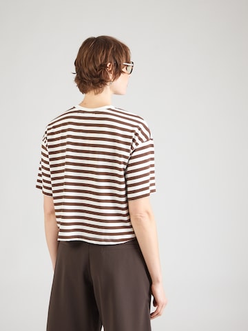 PIECES Shirt 'PCSadie' in Brown