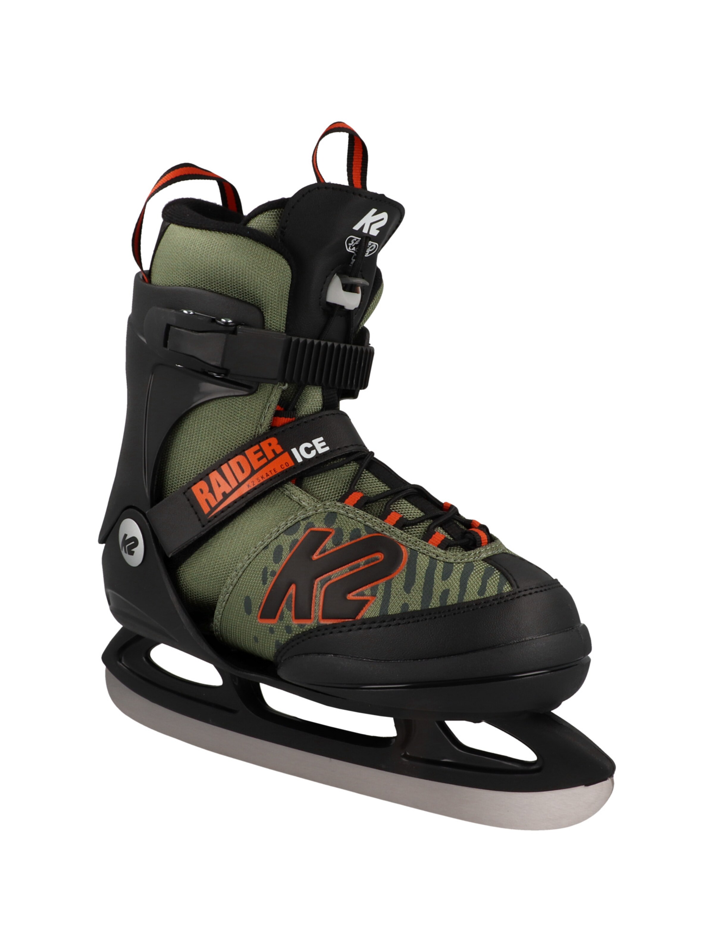 K2 Ice Skates 'RAIDER ICE' in Green: front
