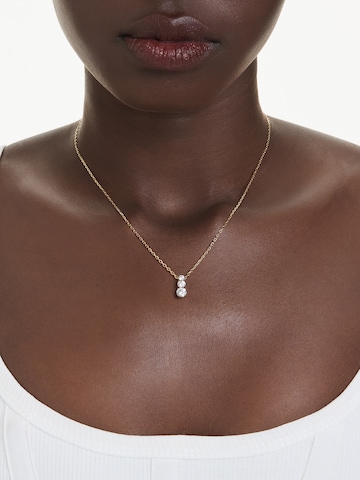 Collana di Swarovski in bianco: frontale