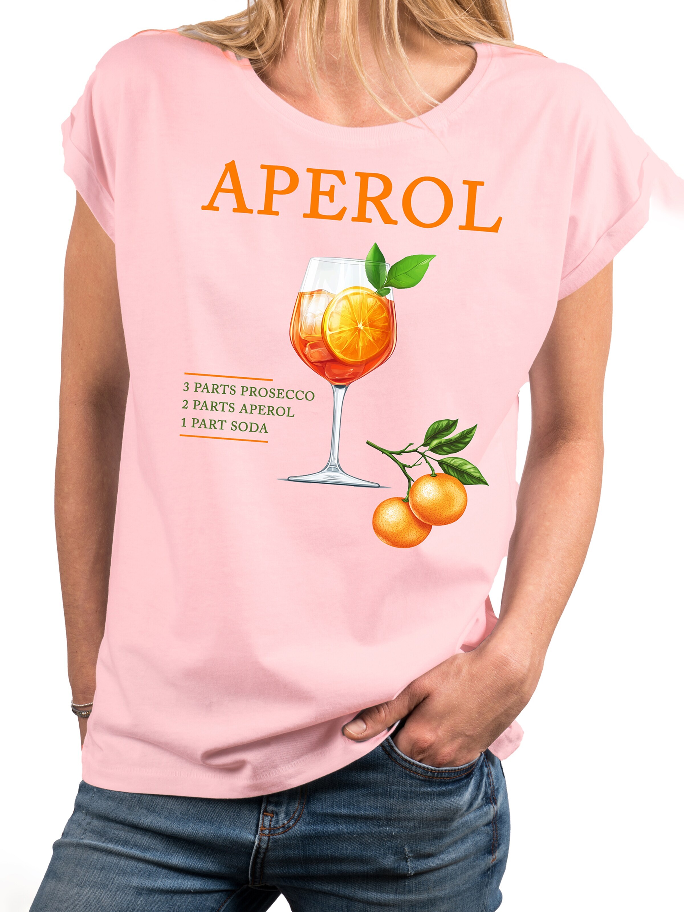 MAKAYA Shirt 'Aperoli' in Pink