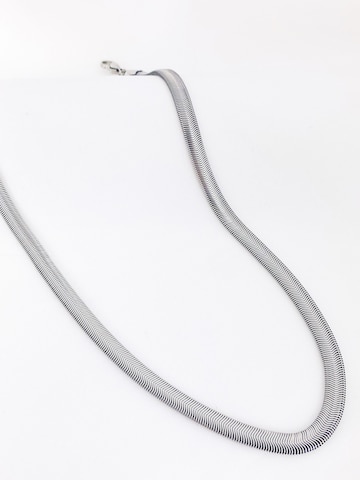 Hey Happiness - Cadena 'Serpentine' en plata
