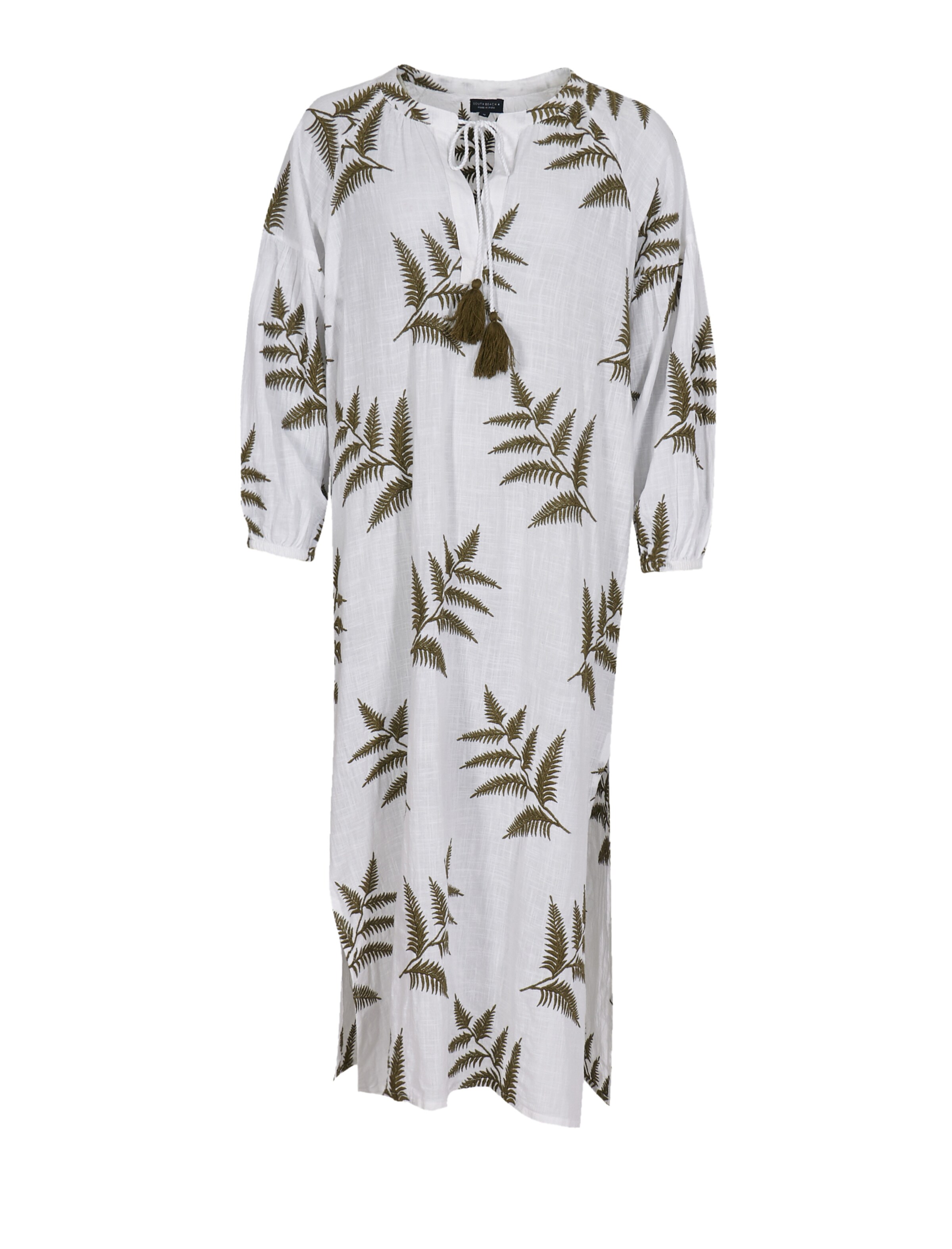 South Beach Kjole i creme / oliven, Produktvisning