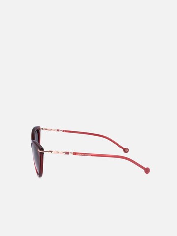 Carolina Herrera Zonnebril in Rood