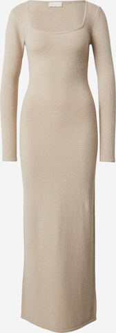 LeGer by Lena Gercke Knitted dress 'Lucille' in Beige: front