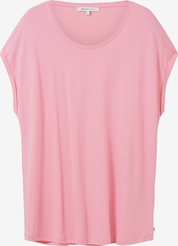 T-shirt TOM TAILOR DENIM en rose : devant