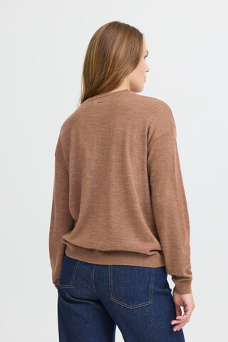 PULZ Jeans Trui 'PZSadie' in Bruin