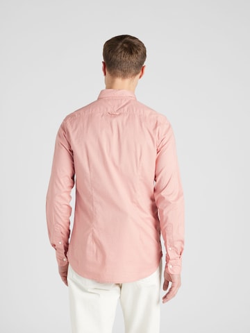 TOMMY HILFIGER Slim fit Overhemd 'FLEX' in Roze
