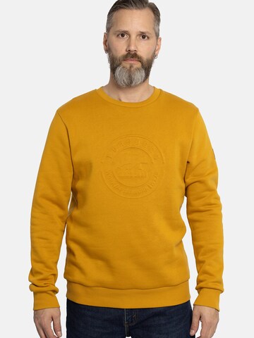 FORSBERG Sweatshirt 'Sweatshirt mit 3D Logo' in Yellow