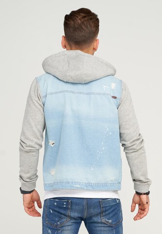 behype Between-Season Jacket 'MIKAY' in Blue