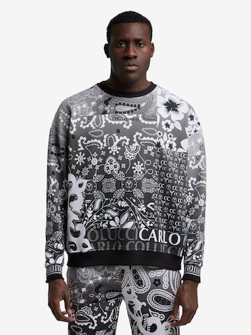 Carlo Colucci Sweatshirt 'De Chirico' in Black: front