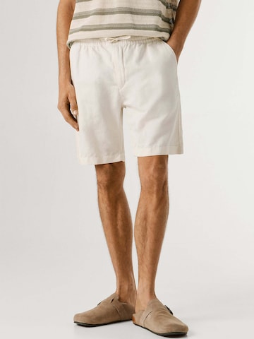 Loosefit Pantalon chino Pepe Jeans en blanc : devant