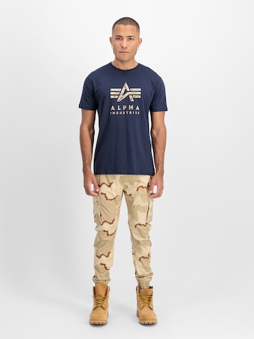 T-Shirt ALPHA INDUSTRIES en bleu
