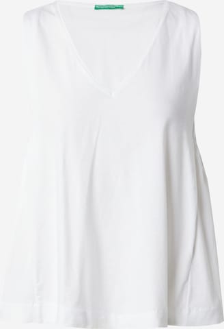 UNITED COLORS OF BENETTON - Top en blanco: frente