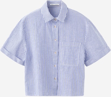 MANGO Bluse 'MANELI' i blå: forside