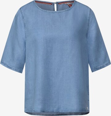 STREET ONE Blouse in Blauw: voorkant