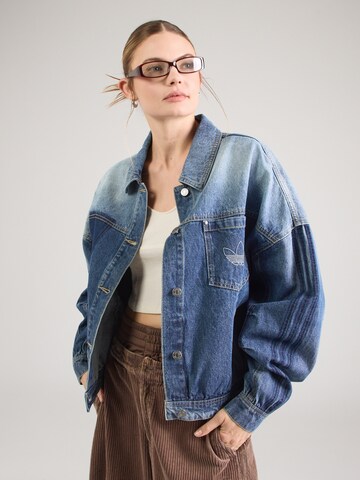 ADIDAS ORIGINALS Φθινοπωρινό και ανοιξιάτικο μπουφάν σε μπλε: μπροστά