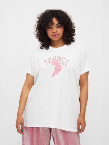T-shirt 'Ester 19' Anyday en blanc : devant