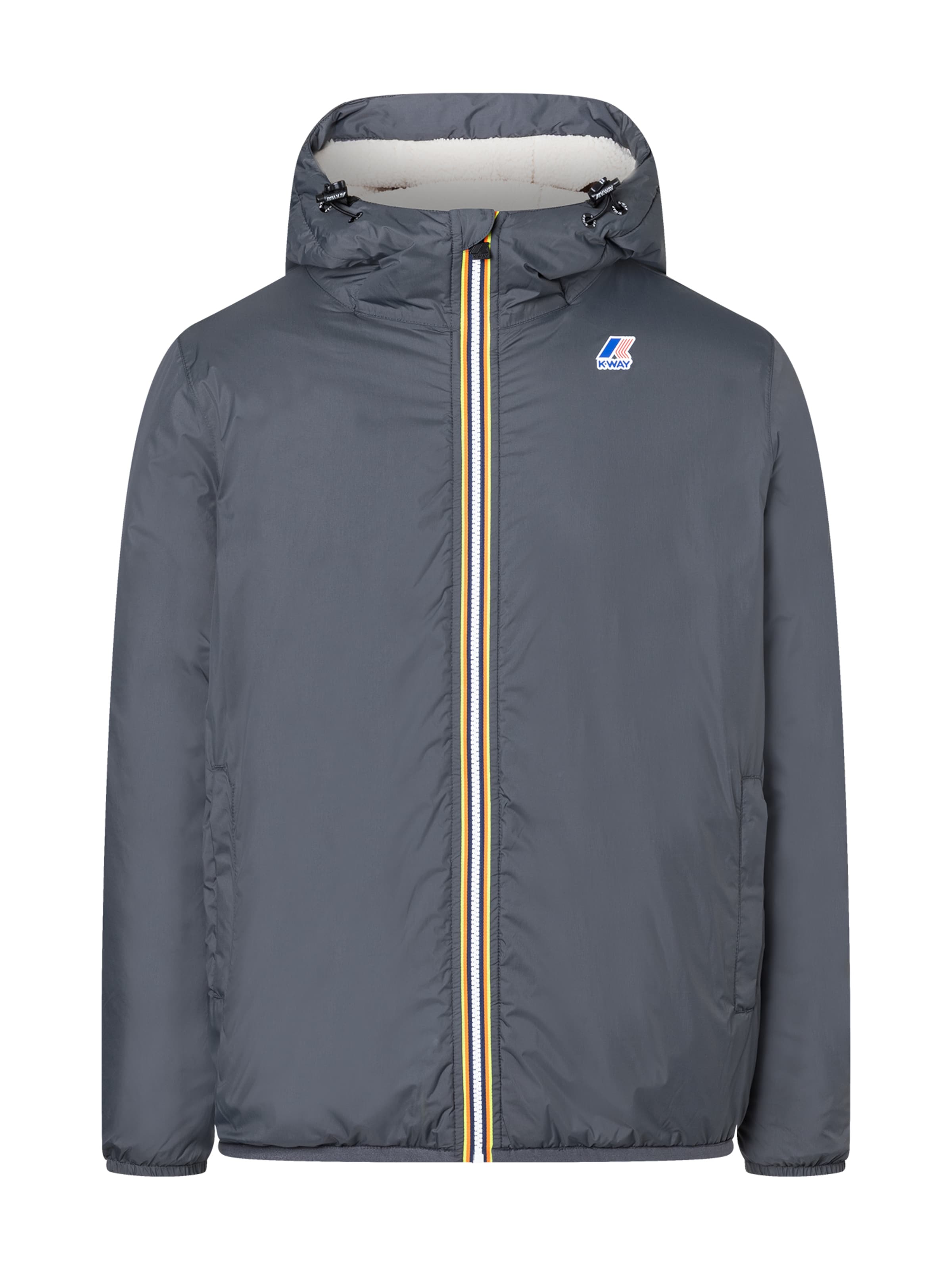 K-Way Funktionsjacke 'Le Vrai 4.0 Claude Orsetto' in Grau: Vorderseite