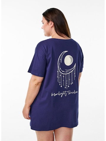 Zizzi - Camiseta 'Mally' en azul: frente