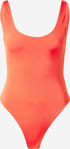 Bustier Maillot de bain WEEKDAY en rouge : devant