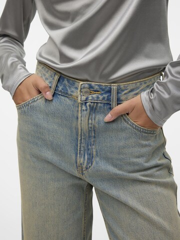 VERO MODA Wide Leg Jeans i blå