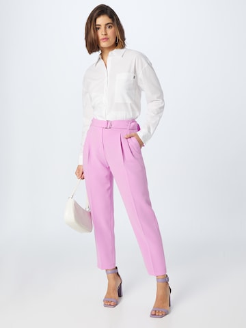 BOSS Tapered Bandplooibroek 'Tapia' in Roze