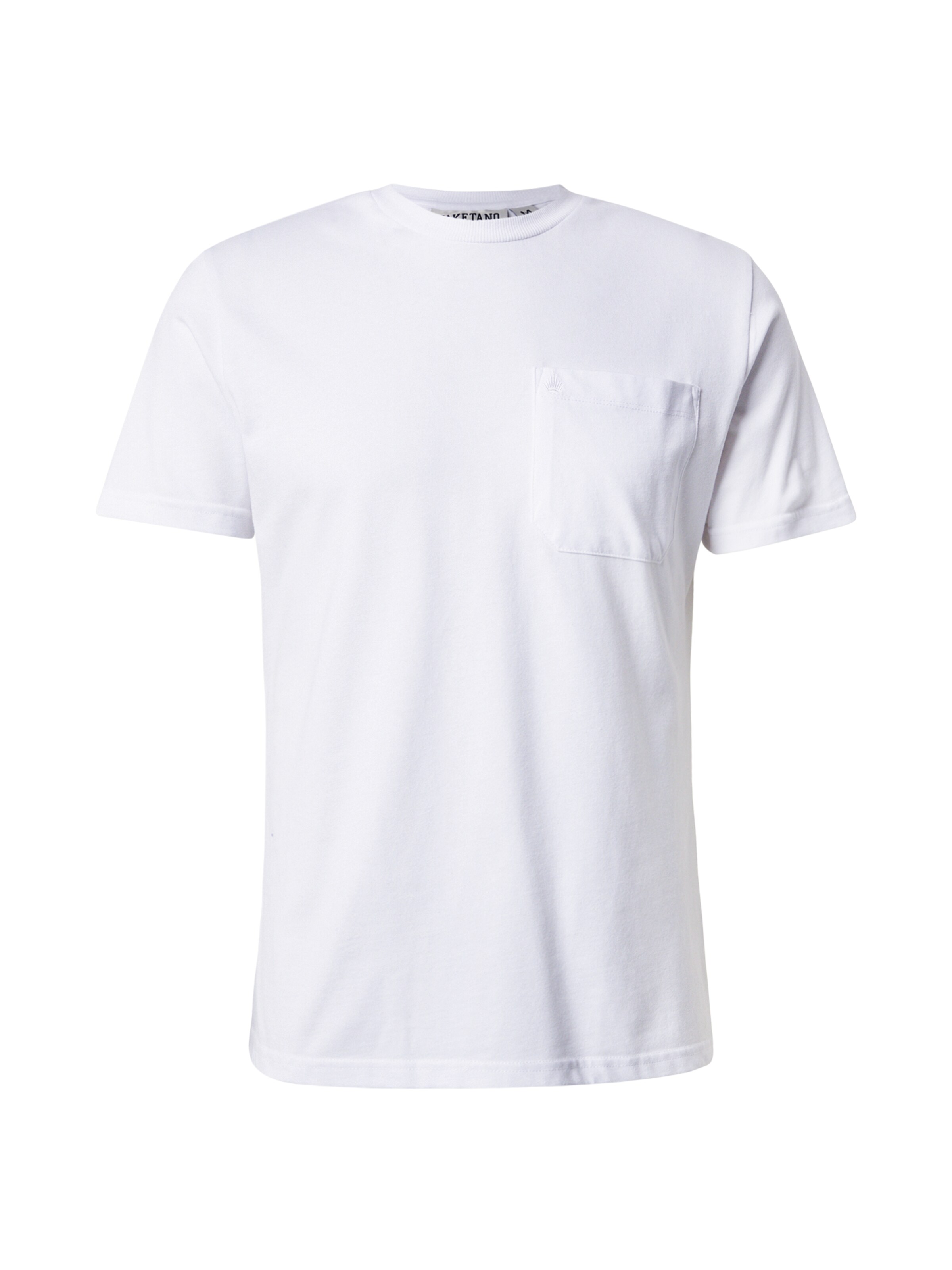 Maglietta di naketano in bianco: frontale