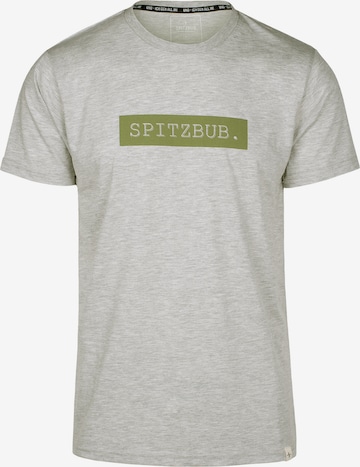 SPITZBUB Shirt 'Franz' in Grey: front