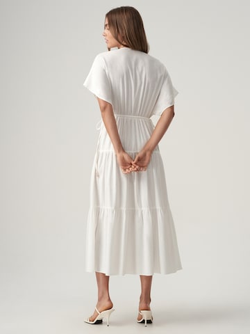 The Fated Dress 'RANDALL' in White: back