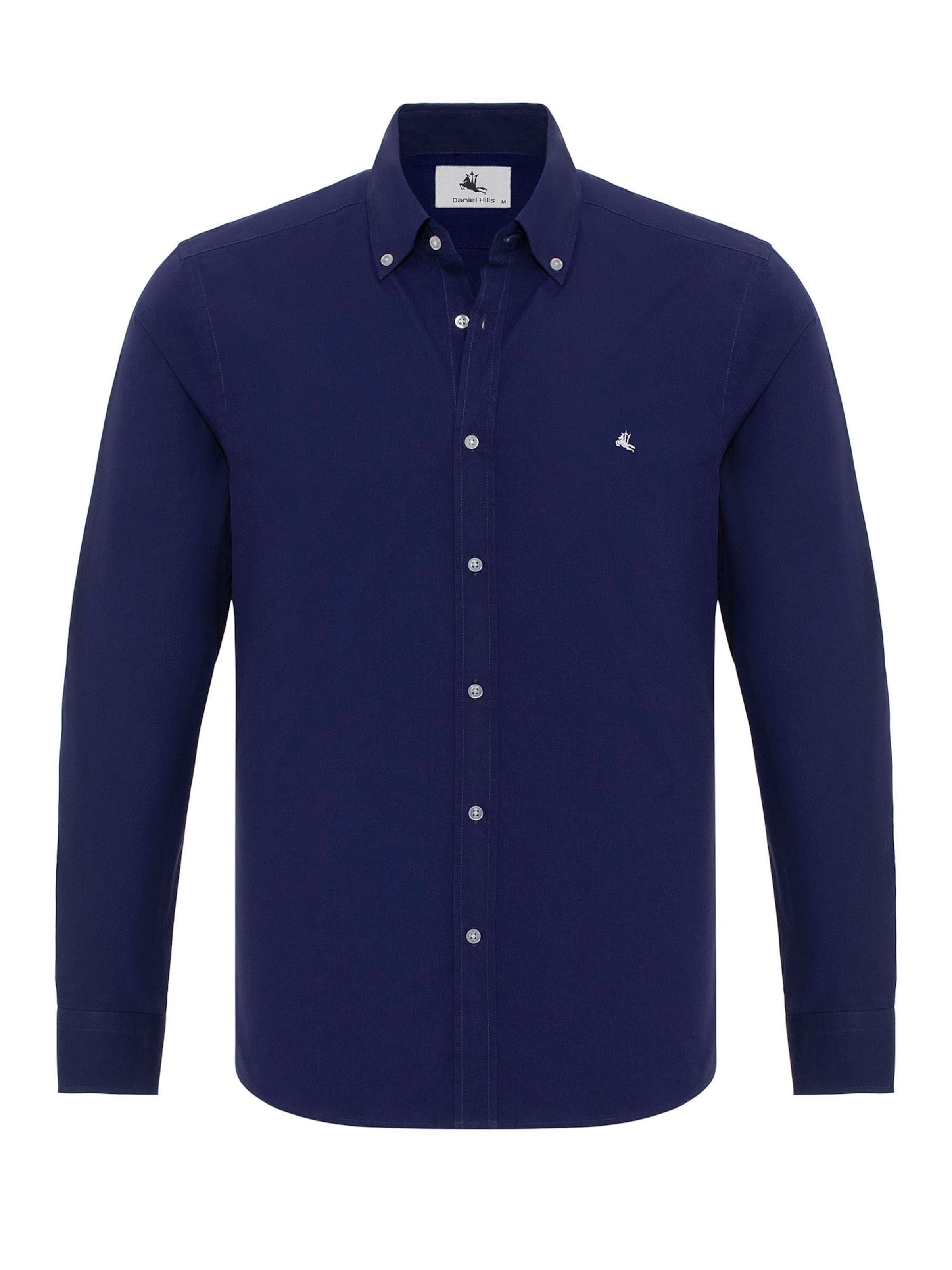 Daniel Hills - Camisa en azul: frente